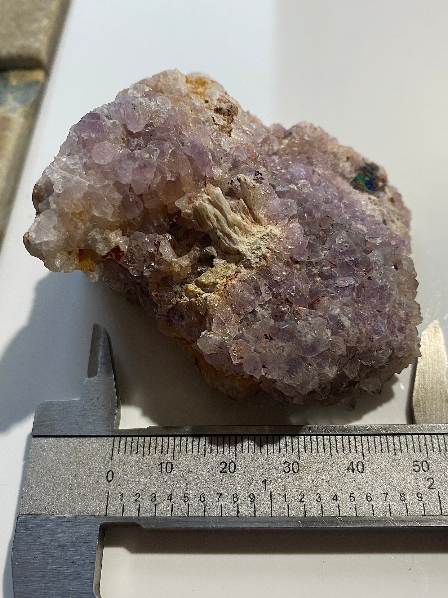 AMETHYST QUARTZ : GUNHEATH PIT, ST AUSTELL, CORNWALL  142g. MF5026