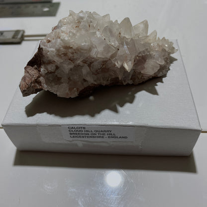 CALCITE - CLOUD HILL QUARRY, BREEDON ON THE HILL, LEICESTERSHIRE, ENGLAND  142g MF4133