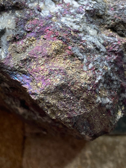 BORNITE/CHALCOPYRITE [ETC] : SAN PEDRO MINE, NEW MEXICO, U.S.A.  240g MF5027