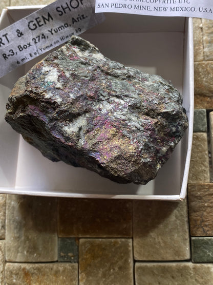 BORNITE/CHALCOPYRITE [ETC] : SAN PEDRO MINE, NEW MEXICO, U.S.A.  240g MF5027