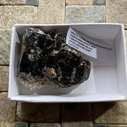 DRAVITE TOURMALINE [ETC] - YINNIETHARRA DRAVITE MINE, AUSTRALIA 87g MF1301