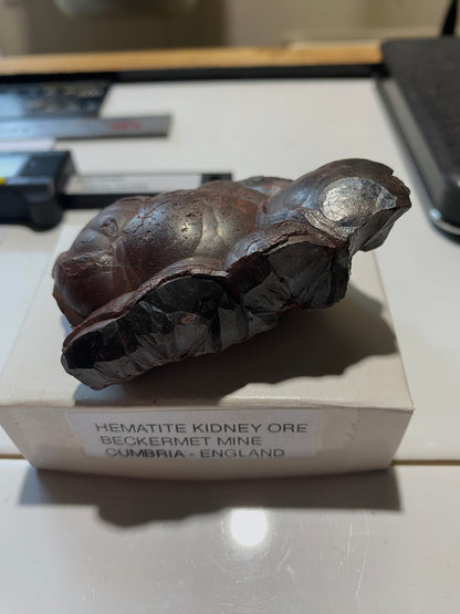 HEMATITE "KIDNEY" ORE : BECKERMET MINE, HAILE, COPELAND, CUMBRIA  140g MF5029