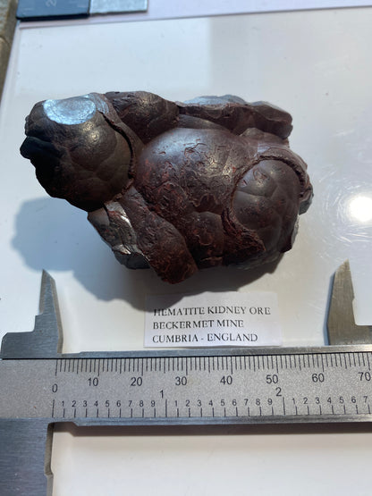 HEMATITE "KIDNEY" ORE : BECKERMET MINE, HAILE, COPELAND, CUMBRIA  140g MF5029