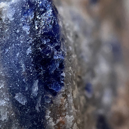 SODALITE WITH CANCRINITE - SWARTBOOSDRIF DIKES,  KUNENE, NAMIBIA. 34g  MF4134