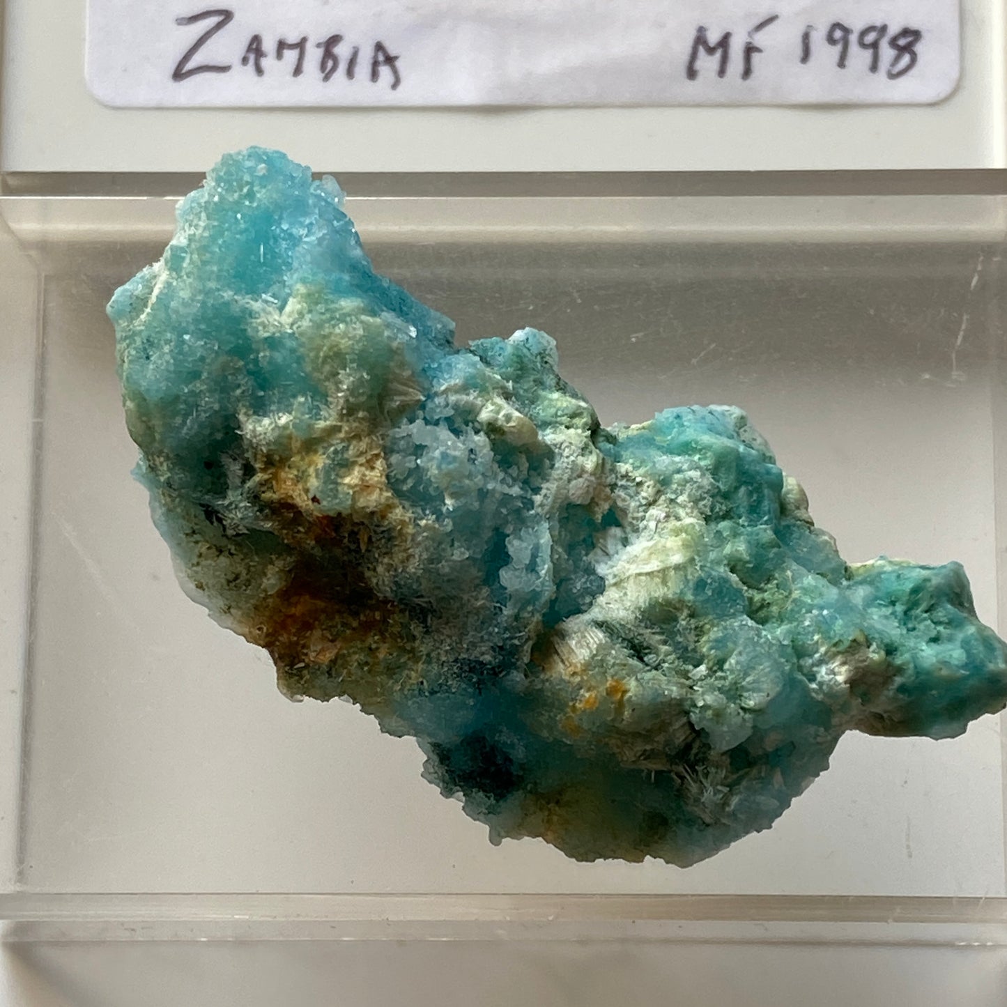 HEMIMORPHITE FROM BROKEN HILL MINING DISTRICT, KABWE, ZAMBIA 12g MF1812