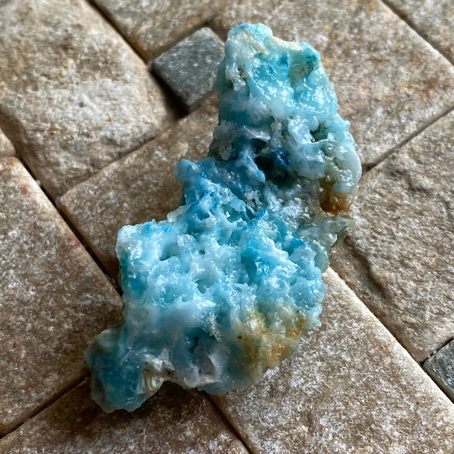 HEMIMORPHITE FROM BROKEN HILL MINING DISTRICT, KABWE, ZAMBIA 12g MF1812