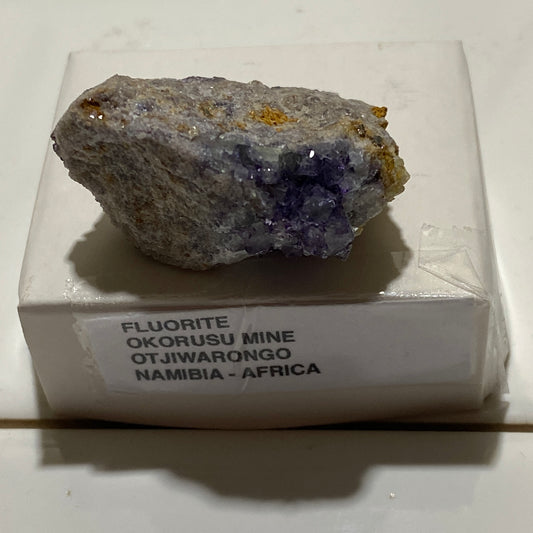 FLUORITE - OKORUSU MINE, OTJIWARONGO, NAMIBIA, AFRICA  15g. MF4136