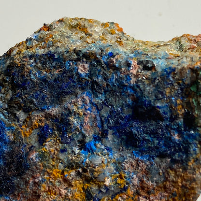 AZURITE WITH OLIVENITE, CAP GARONNE MINE, FRANCE 48g MF1823