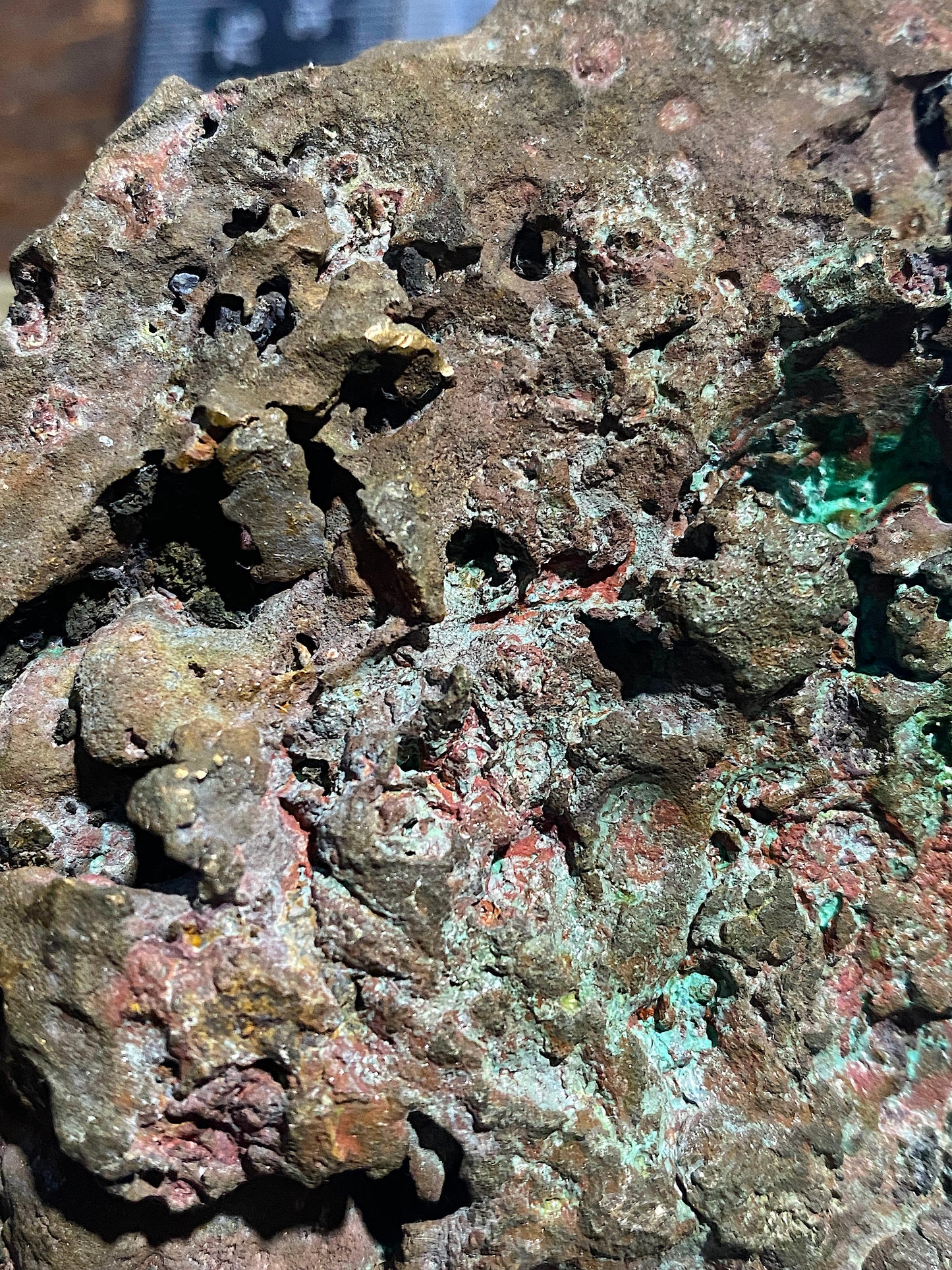 VERY HEAVY/DENSE COPPER MINERALISATION : GREAT WORK MINE, BREACE, CORNWALL 1875g MF5033