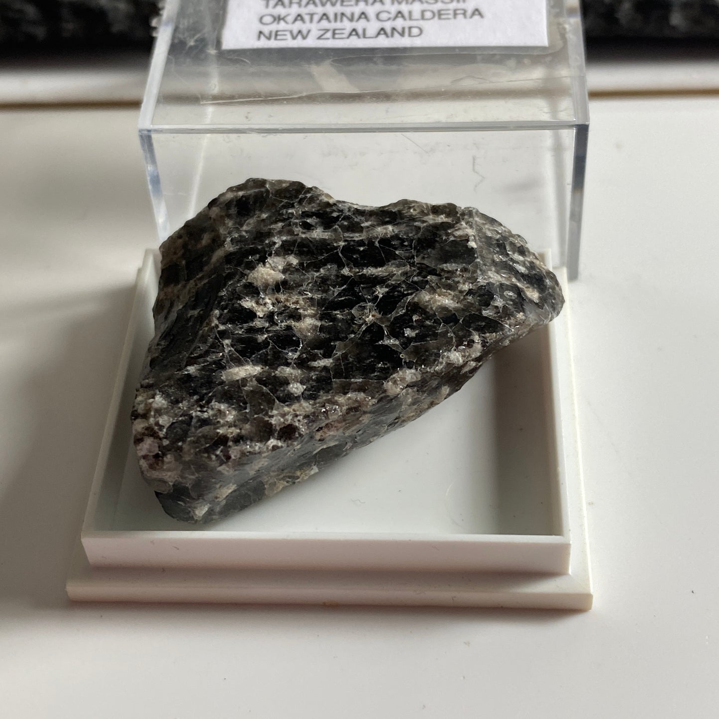 OBSIDIAN WITH PUMICE [RHYOLITE], TARAWERA MASSIF, NEW ZEALAND 16g MF1821