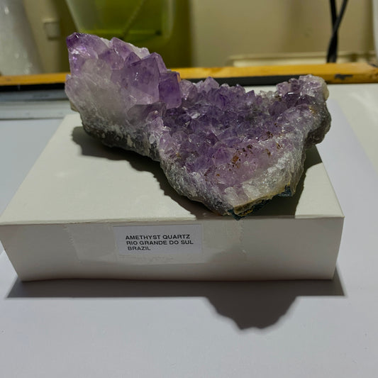 AMETHYST QUARTZ CRYSTAL ASSEMBLAGE   FROM RIO GRANDE DO SUL, BRAZIL 273g MF1446