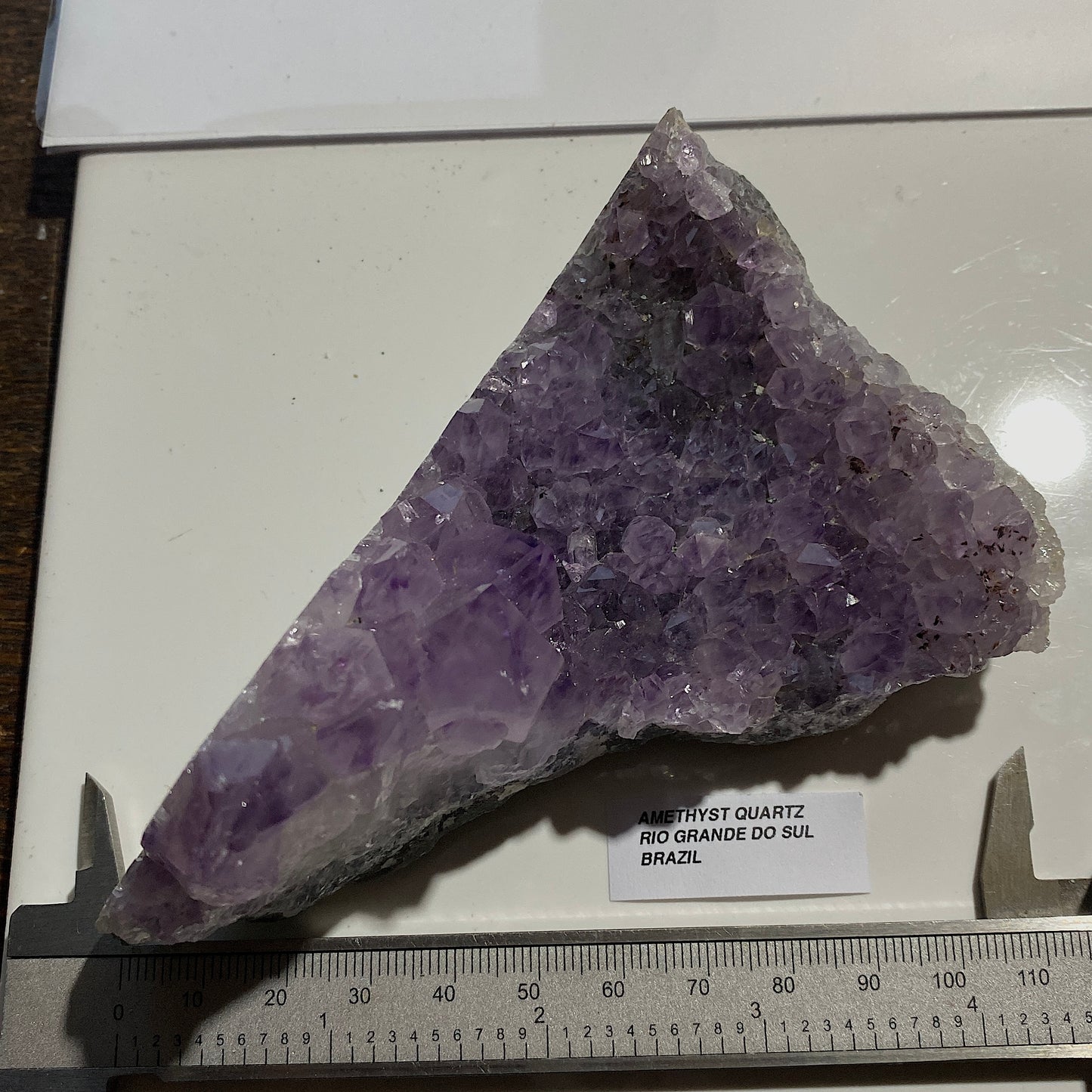 AMETHYST QUARTZ CRYSTAL ASSEMBLAGE   FROM RIO GRANDE DO SUL, BRAZIL 273g MF1446