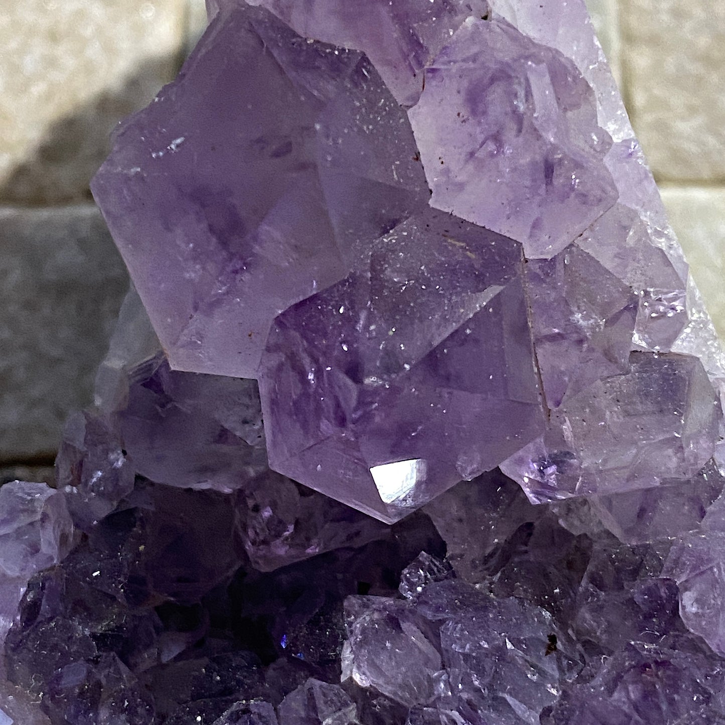 AMETHYST QUARTZ CRYSTAL ASSEMBLAGE   FROM RIO GRANDE DO SUL, BRAZIL 273g MF1446