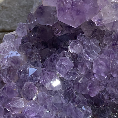 AMETHYST QUARTZ CRYSTAL ASSEMBLAGE   FROM RIO GRANDE DO SUL, BRAZIL 273g MF1446