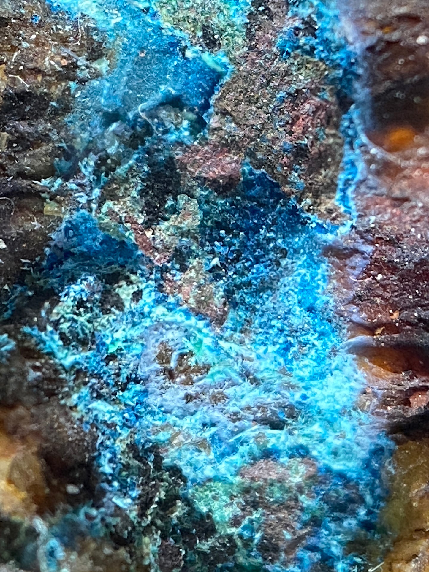 CONNELLITE : PENBERTHY CROFT MINE, ST HILARY, CORNWALL. 101g. MF5034