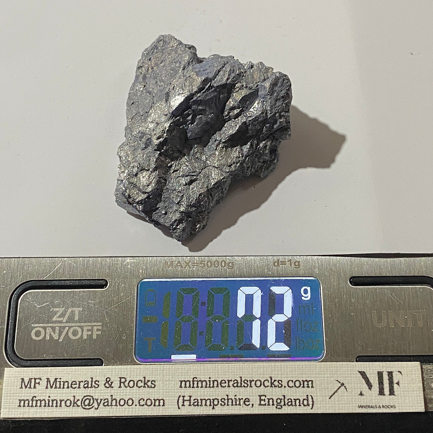 SKUTTERUDITE [SOLID] IMPRESSIVE  SPECIMEN FROM BOU AZER, MOROCCO 73g MF1475