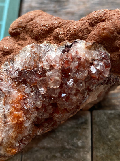 HEMATOID QUARTZ : L'ARGENTOPILLE, SAINT-PRIX, FRANCE. 95g. MF5035