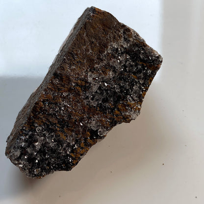 QUARTZ/GOETHITE, COMPTON MARTIN QUARRY, SOMERSET, ENGALND 83g MF1819