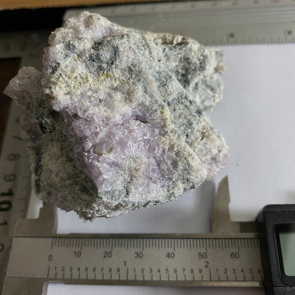 AMETHYST ON MATRIX , WHEAL JANE, BOLDHU, CORNWALL 230g MF1817