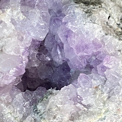 AMETHYST ON MATRIX , WHEAL JANE, BOLDHU, CORNWALL 230g MF1817