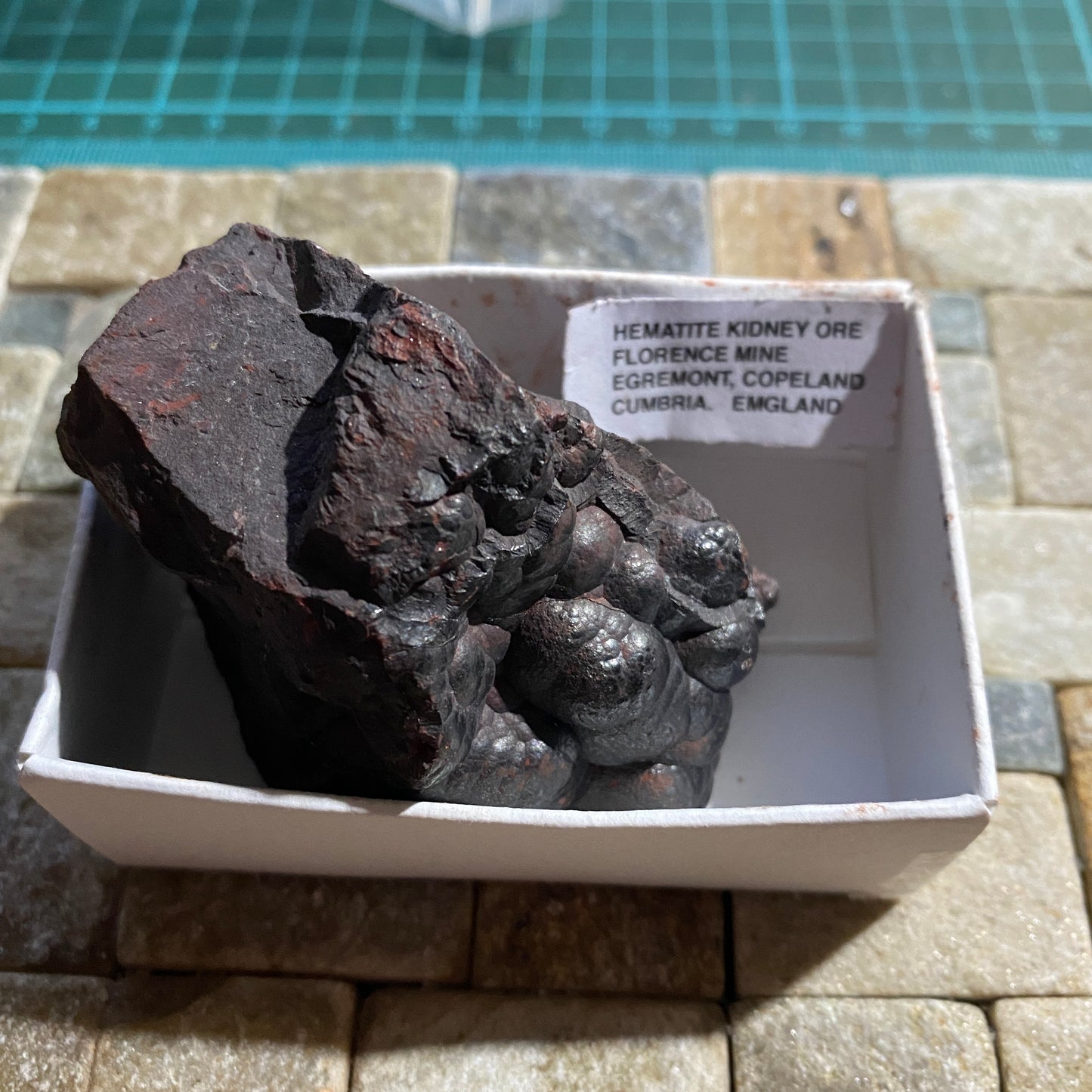 HEMATITE [KIDNEY ORE] - FLORENCE MINE, EGREMONT, CUMBRIA ENGLAND 258g MF1430