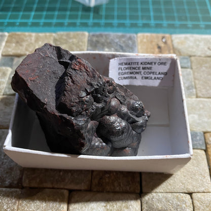 HEMATITE [KIDNEY ORE] - FLORENCE MINE, EGREMONT, CUMBRIA ENGLAND 258g MF1430