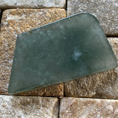 JADEITE NATURAL GEMSTONE SLICE - KACHIN STATE, MYANMAR. 40Ct MFG5081