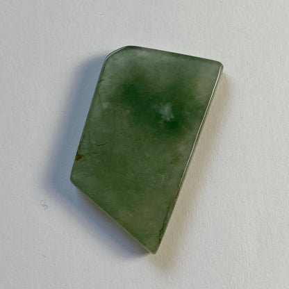 JADEITE NATURAL GEMSTONE SLICE - KACHIN STATE, MYANMAR. 40Ct MFG5081