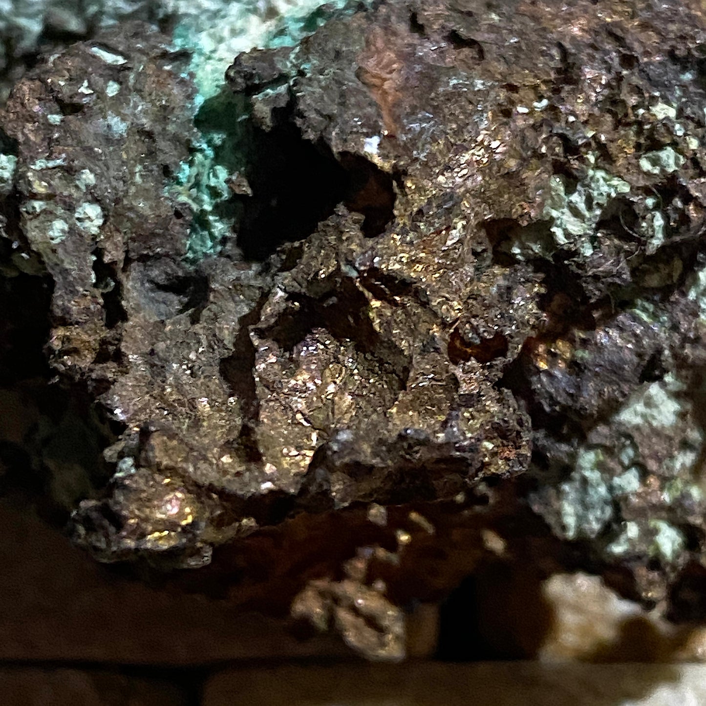 MINERAL SPECIMEN NATIVE COPPER RARE  FROM N'CHANGA MINE, ZAMBIA 89g  MF1411