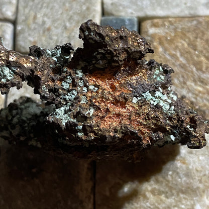 MINERAL SPECIMEN NATIVE COPPER RARE  FROM N'CHANGA MINE, ZAMBIA 89g  MF1411