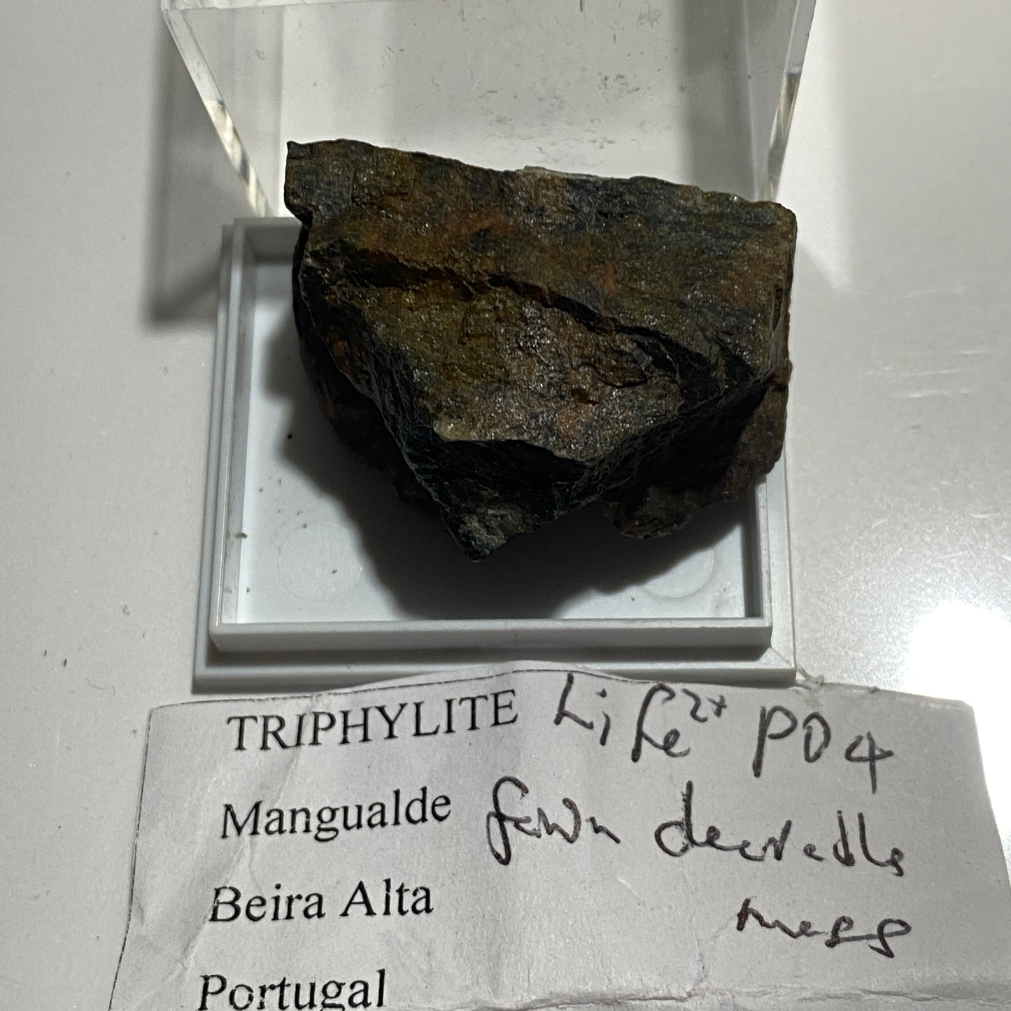 TRIPHYLITE WITH VIVIANITE COATING 31g MANGUALDE, PORTUGAL 32g MF1449