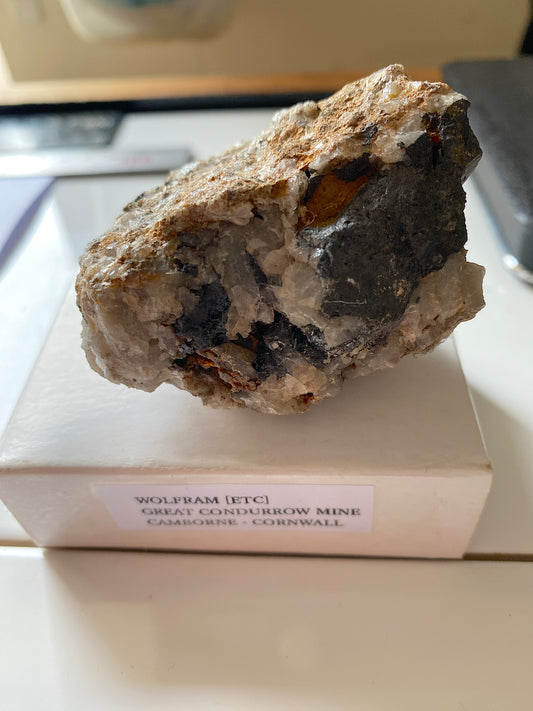 WOLFRAM : GREAT CONDURROW MINE, BEACON, CAMBORNE, CORNWALL  152g MF5042