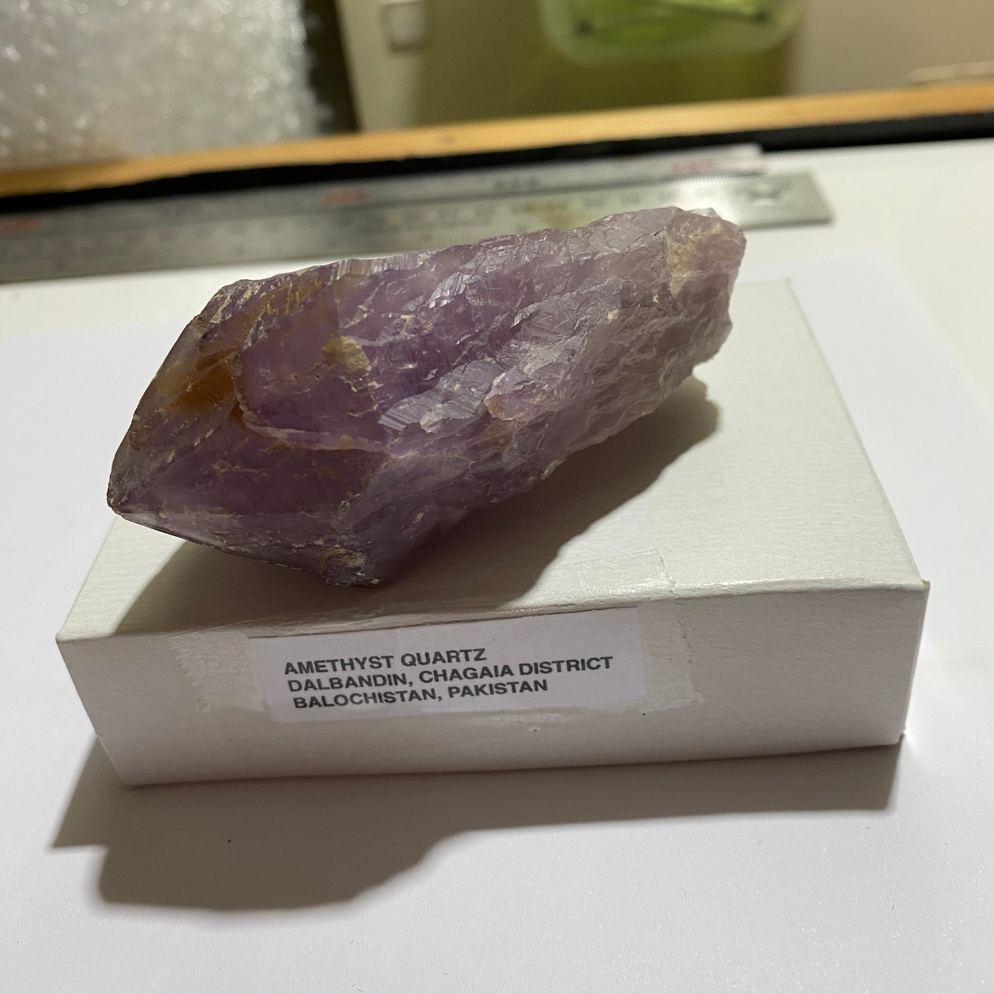 AMETHYST QUARTZ - DALBANDIN, CHAGAI DISTRICT, BALCOHISTAN, PAKISTAN 159g MF4137