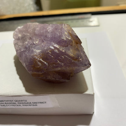 AMETHYST QUARTZ - DALBANDIN, CHAGAI DISTRICT, BALCOHISTAN, PAKISTAN 159g MF4137