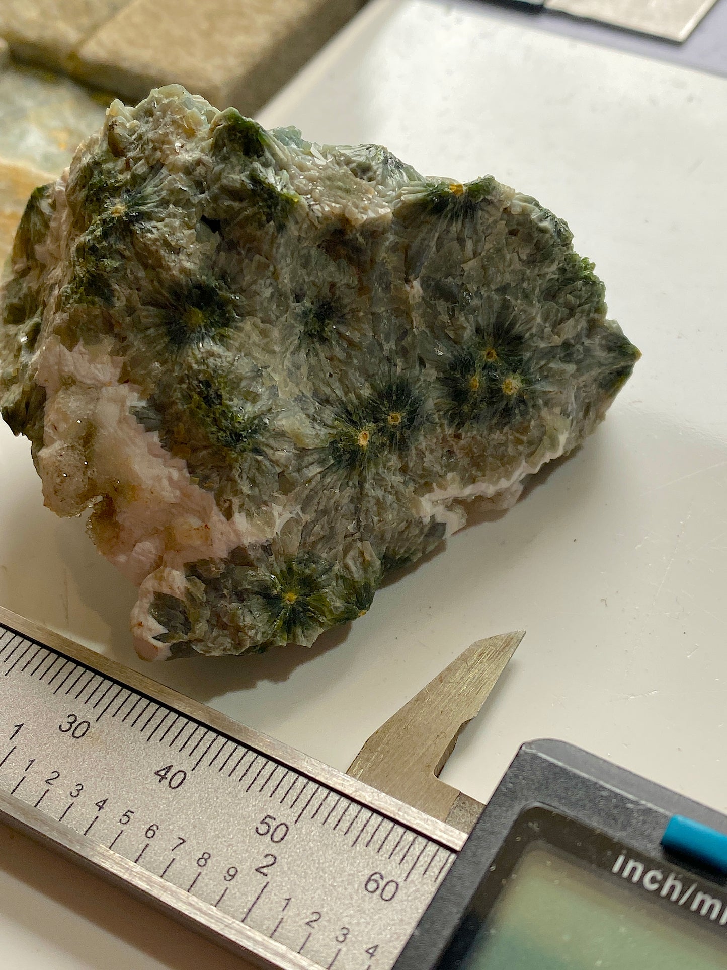 SPHERULITIC JASPER ULTRA RARE SPECIMEN FROM MAROVATO, MADAGASCAR. 87g MF5043