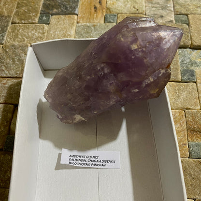 AMETHYST QUARTZ - DALBANDIN, CHAGAI DISTRICT, BALCOHISTAN, PAKISTAN 159g MF4137