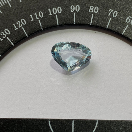 AQUAMARINE BERYL GEMSTONE - LUNDAZI, ZAMBIA. 1.30Ct. MFG5084