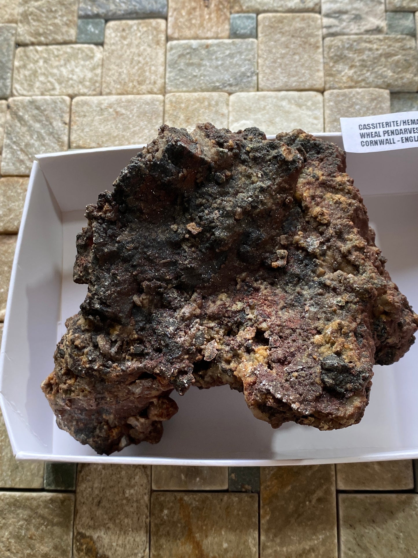 FASCINATING SPECIMEN FROM WHEAL PENDARVES, KILLIVOSE, CORNWALL  767g MF5046
