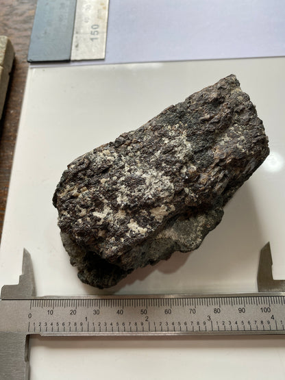 DENSE CASSITERITE ORE SPECIMEN : WHEAL PENDARVES, KILLIVOSE, CORNWALL 532g MF5048