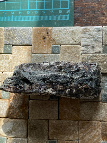 DENSE CASSITERITE ORE SPECIMEN : WHEAL PENDARVES, KILLIVOSE, CORNWALL 532g MF5048