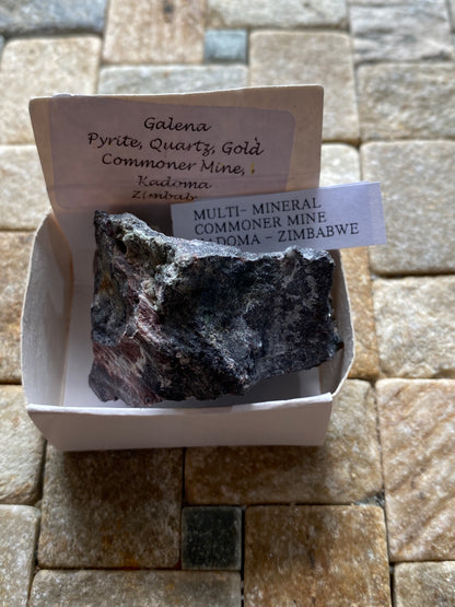 INTERESTING SPECIMEN FROM THE OLD COMMONER GOLD  MINE, ZIMBABWE 48g  MF5049