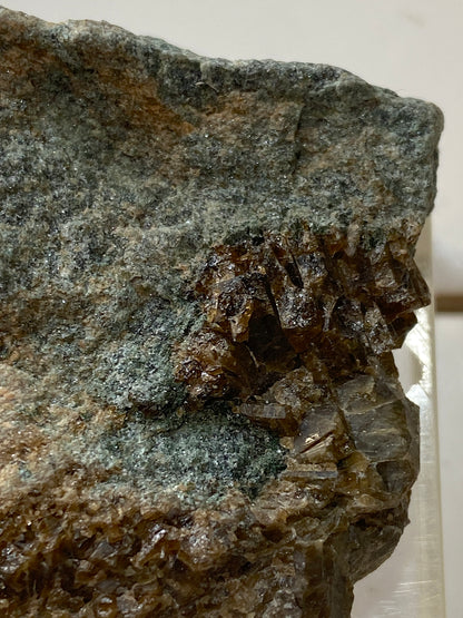VESUVIANITE [ETC] : BELLECOMBE, AOSTA VALLEY, ITALY. 51g MF5052