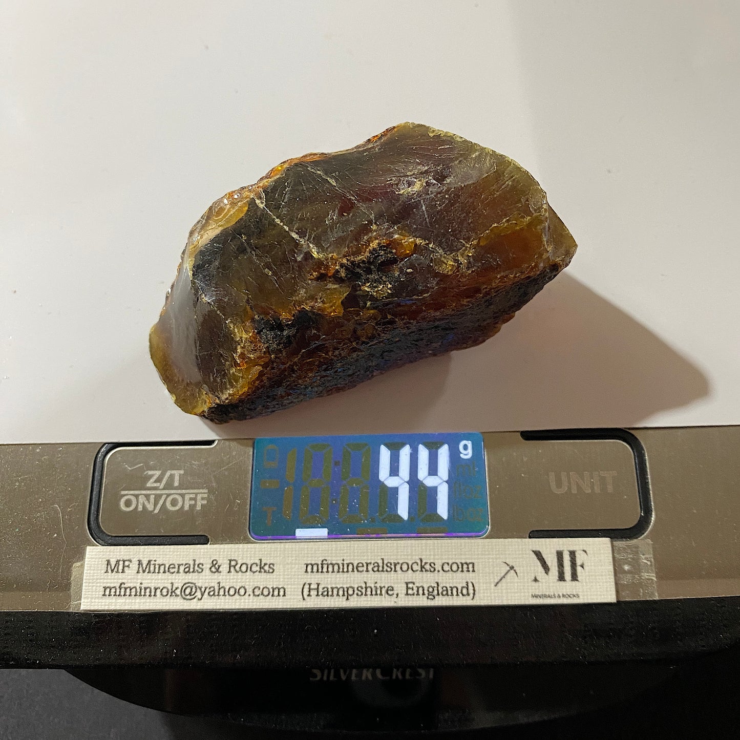 NATURAL AMBER - KALIMANTAN, BORNEO [INDONESIA SECTOR]  44g MF4479