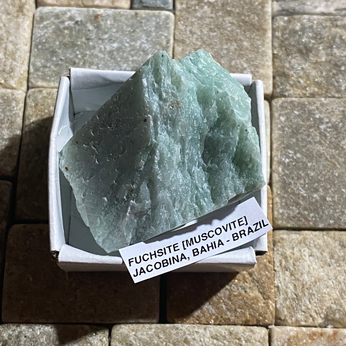 FUCHSITE [CHROME MUSCOVITE MICA] - JACOBINA, BAHIA, BRAZIL. 39g MF4480