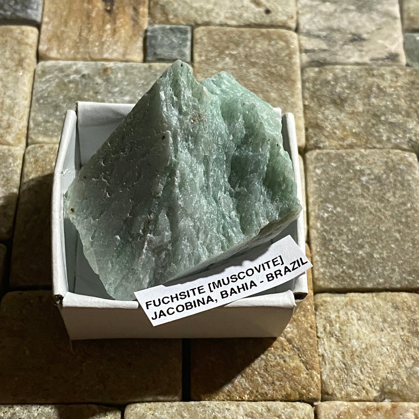 FUCHSITE [CHROME MUSCOVITE MICA] - JACOBINA, BAHIA, BRAZIL. 39g MF4480