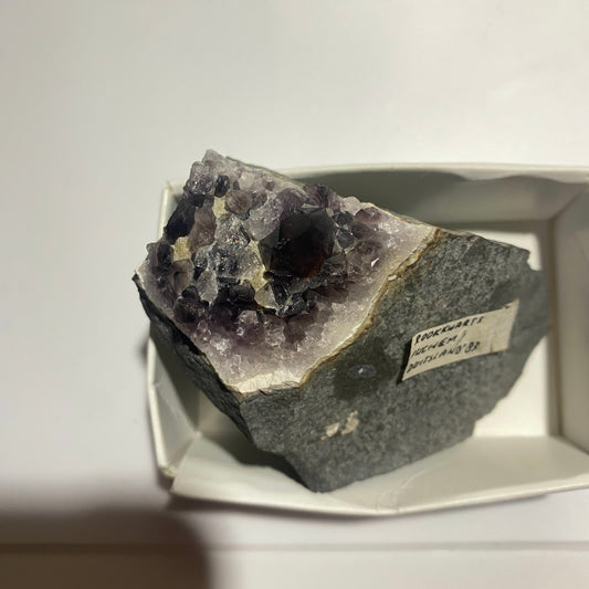 AMETHYST - RARE SPECIMEN FROM JUCHEN QUARRY, RHINELAND, GERMANY 165g MF4481