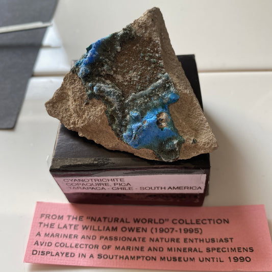 CYANOTRICHITE RARE MINERAL SPECIMEN FROM CHILE. 52g MF6314