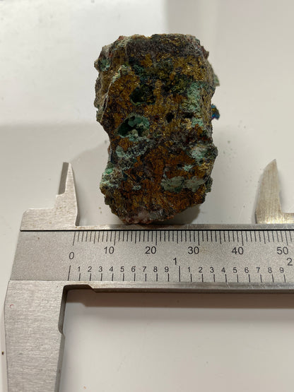 CHALCOPYRITE/BORNITE [ETC] : SOTH TOLCARNE MINE, CAMBORNE, CORNWALL, 72g. MF5057