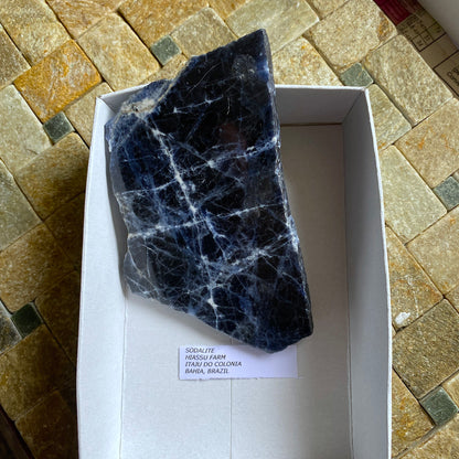 SODALITE SLICE, HIASSU FARM, BAHIA, BRAZIL 80g MF1834