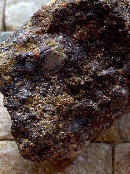 PHARMACOSIDERITE [ETC] : PENDARVES MINE, KILLIVOSE, CAMBORNE, CORNWALL  42g MF5059